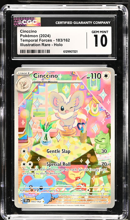 Cinccino (183/162) CGC Gem Mint 10 💎
