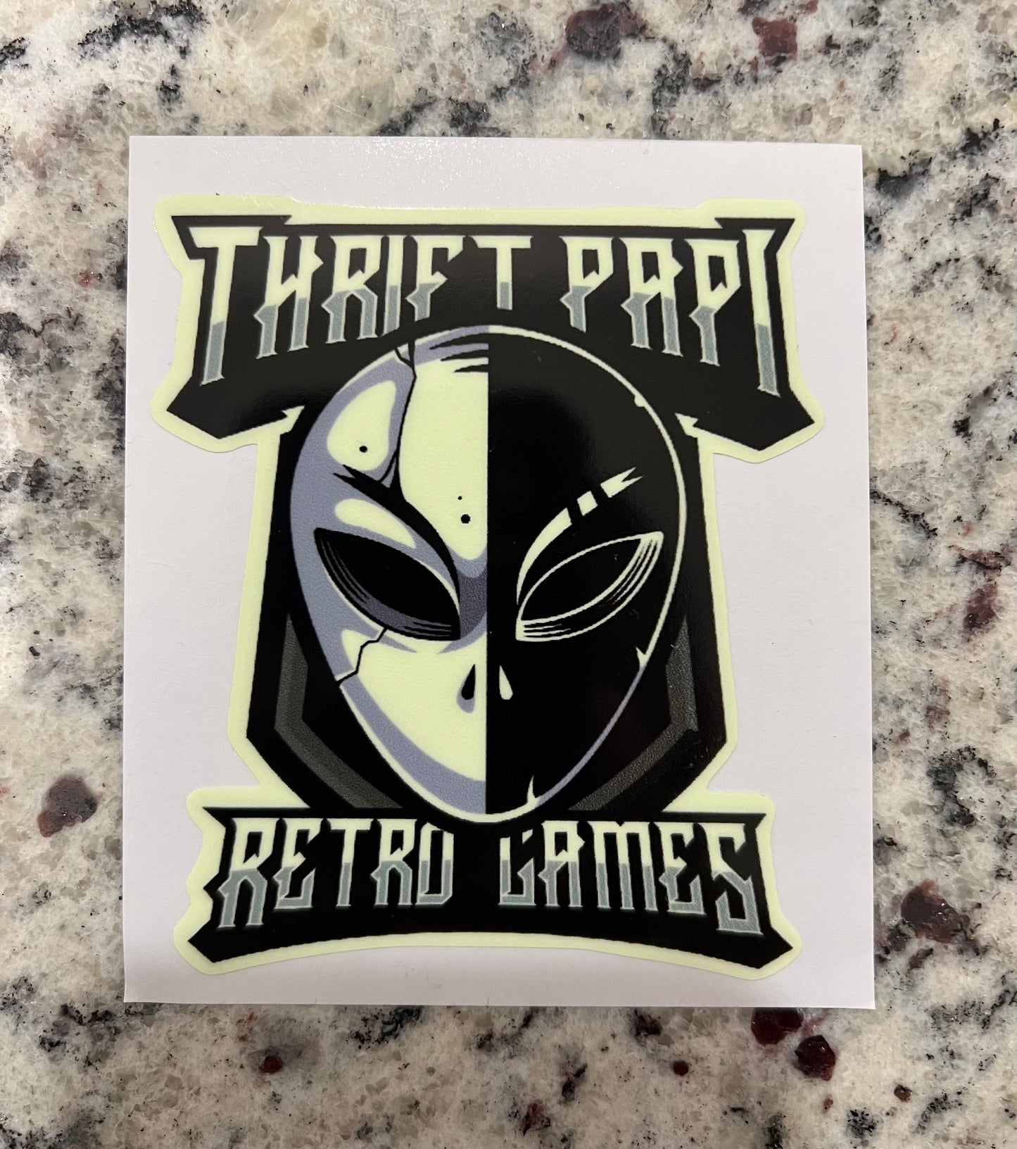 GLOW IN THE DARK Logo Sticker