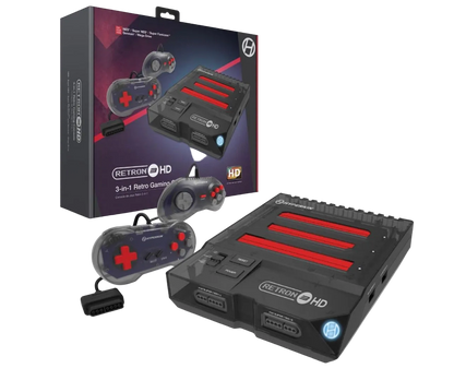 Hyperkin RetroN 3 HD 3-in-1 Retro Gaming Console - Space Black