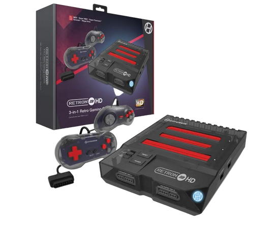 Hyperkin RetroN 3 HD 3-in-1 Retro Gaming Console - Space Black