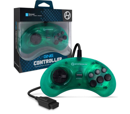Sega Genesis Premium Controller - Mermaid Green