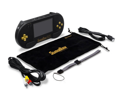 Hyperkin SupaBoy Portable Pocket Console - Black & Gold