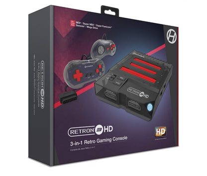 Hyperkin RetroN 3 HD 3-in-1 Retro Gaming Console - Space Black